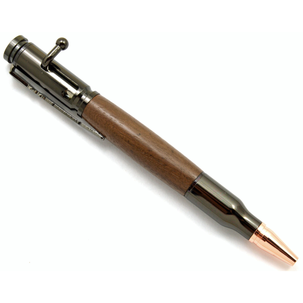 Handmade Walnut wood bullet bolt action ink pen made in West Virginia –  Cardinal Creek LLC